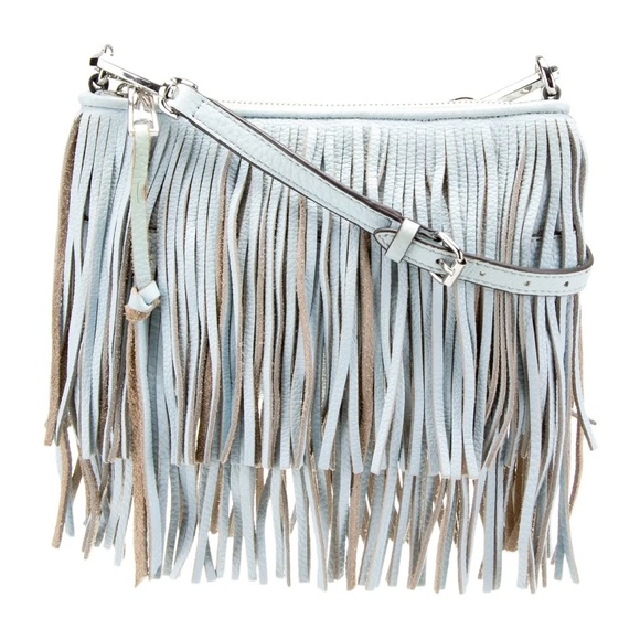 Rebecca Minkoff Leather Fringe Crossbody Bag - Picture 6 of 15